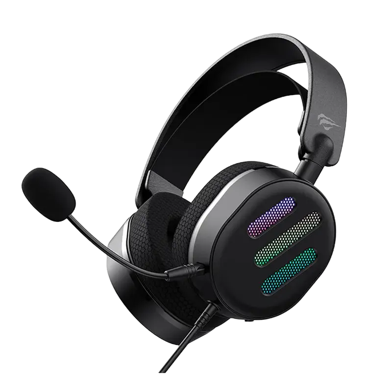 Căști gaming Havit H2038U, USB, Negru