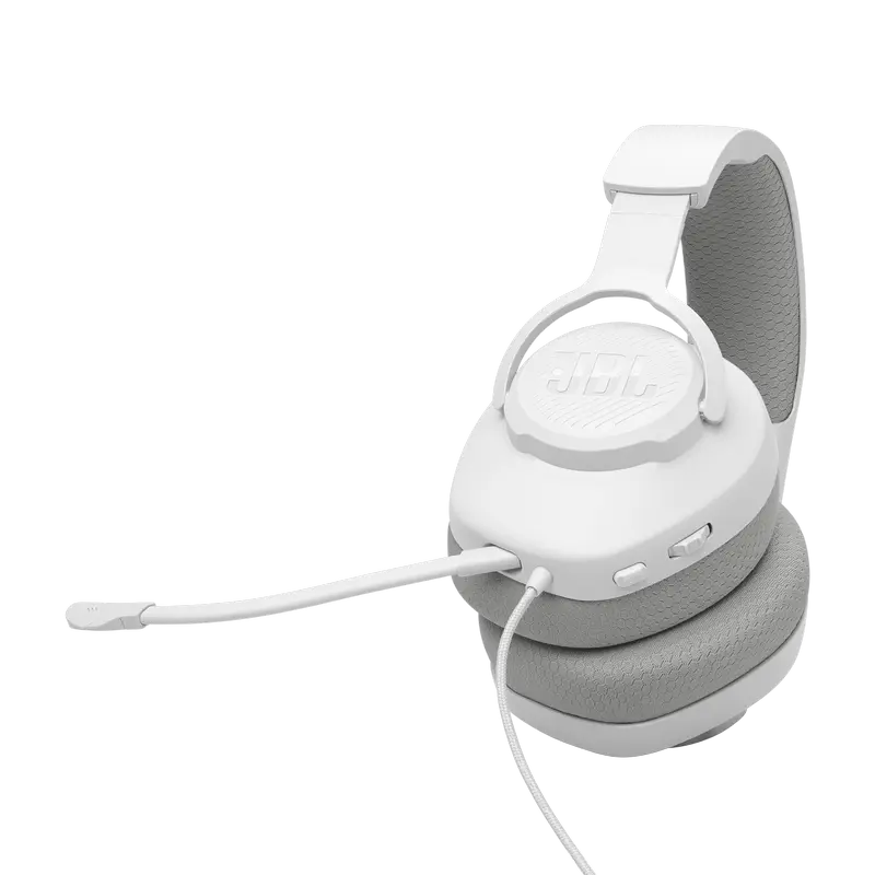 Căști gaming JBL Quantum 100M2, Cu fir, Alb