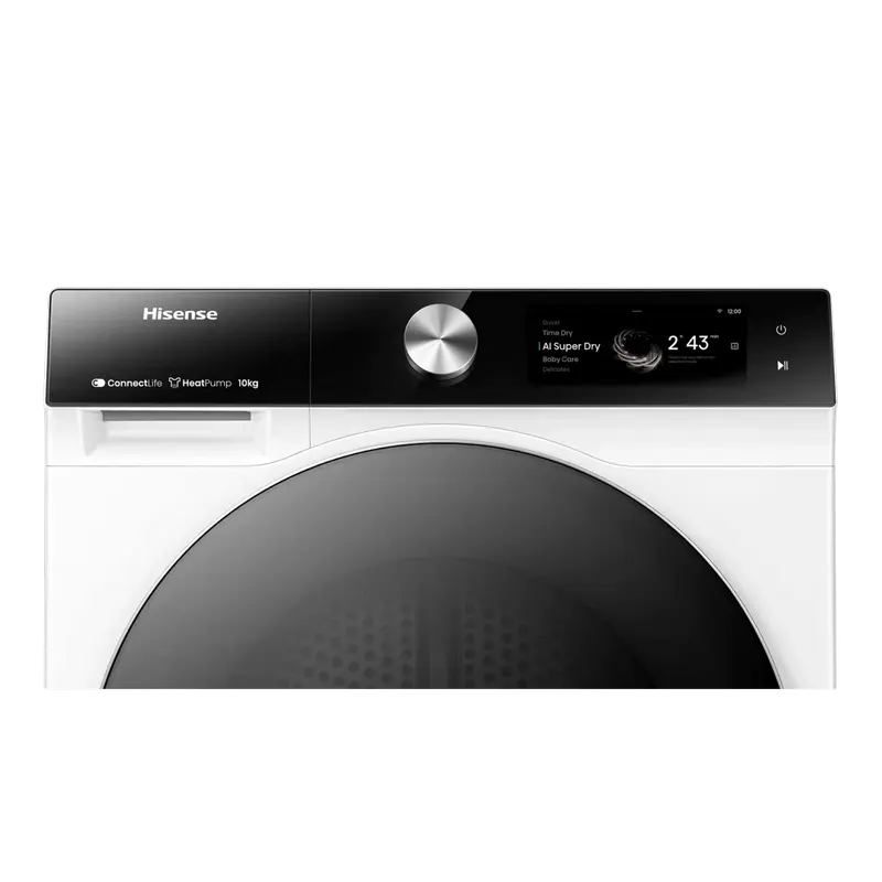 Uscător de rufe Hisense DH7S107BW, 10kg, Alb