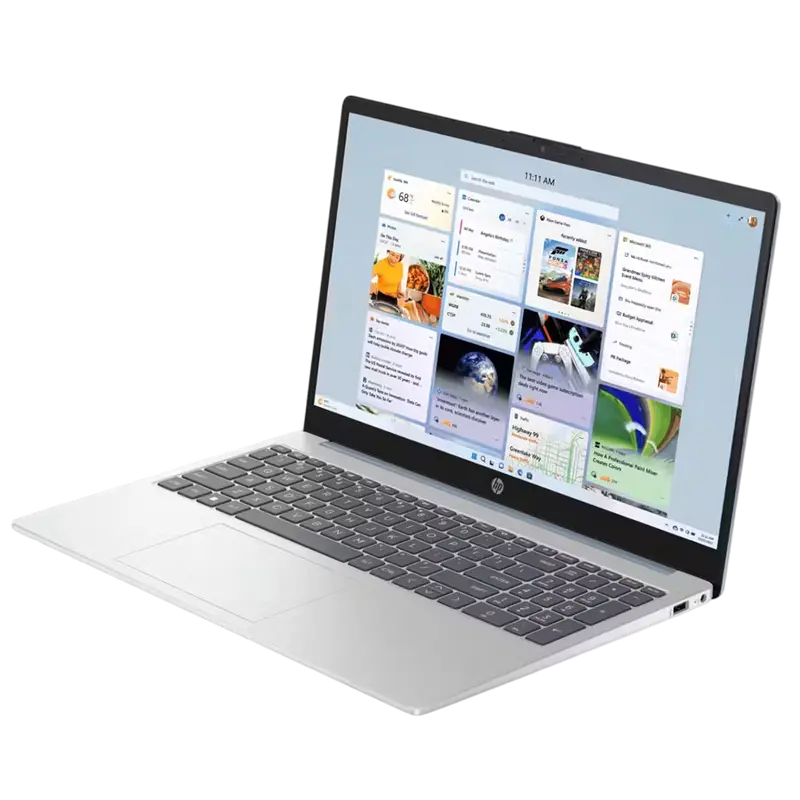 Ноутбук 15,6" HP Laptop AI 15, Moonlight Blue, Intel Core Ultra 5 225U, 16Гб/1024Гб, FreeDOS