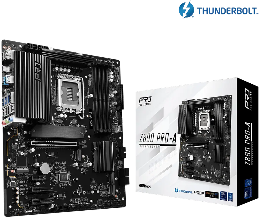 Placă de bază ASRock Z890 PRO-A, LGA1851, Int..