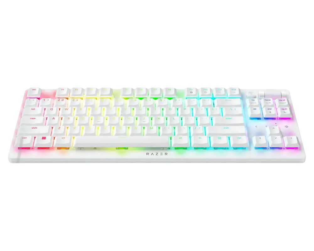 Клавиатура Razer DeathStalker V2 Pro, Беспроводное, Белый