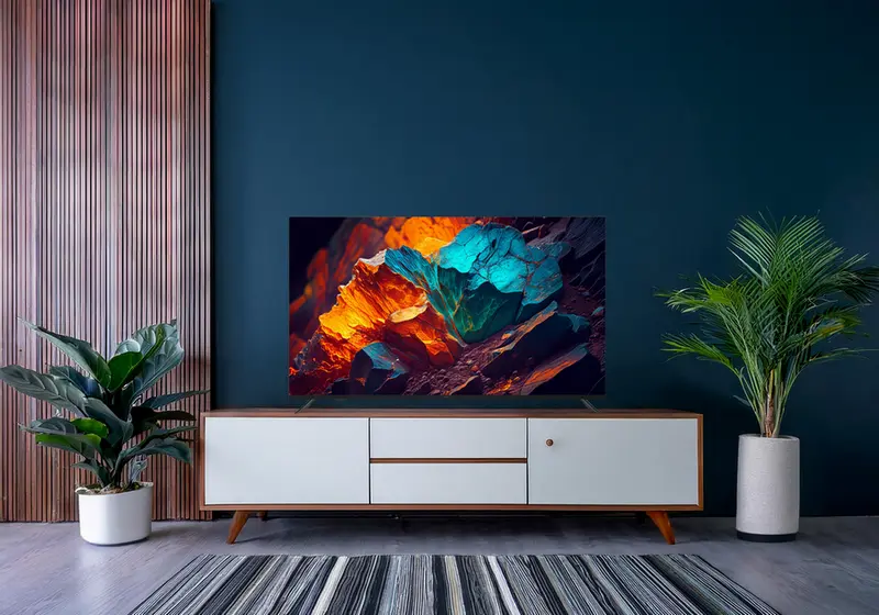 65" QLED SMART TV KIVI 65U770QB, 3840x2160 4K UHD, Android TV, Negru