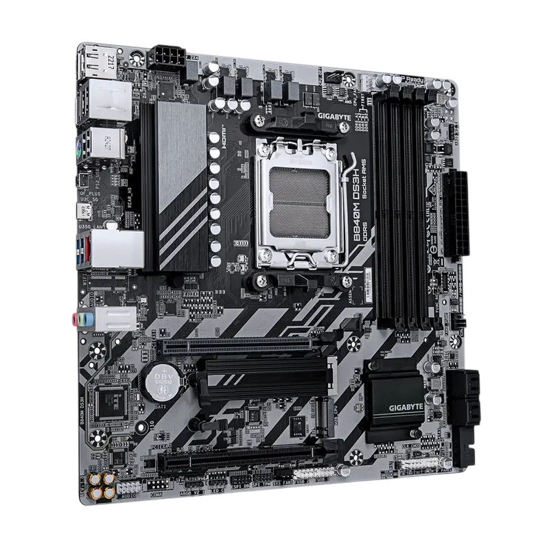 Placă de bază Gigabyte B840M DS3H, AM5, AMD B840, Micro-ATX
