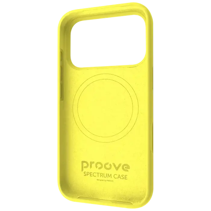 Husă Proove Spectrum with MagSafe pentru Apple iPhone 17 Pro, Sun Yellow