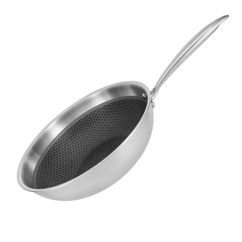 Tigaie WOK RESTO 95349, 28cm, Oțel inoxidabil