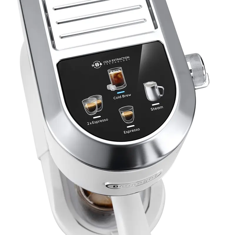 Cafetiera manuala DeLonghi EC890WI, 1450W, Alb