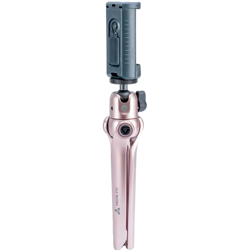 Mini trepied Vanguard VESTA TT1 ROSE, Cap trepied de minge, Roz