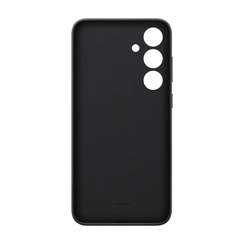 Husa Samsung Vegan Leather Case Galaxy S24+, Negru