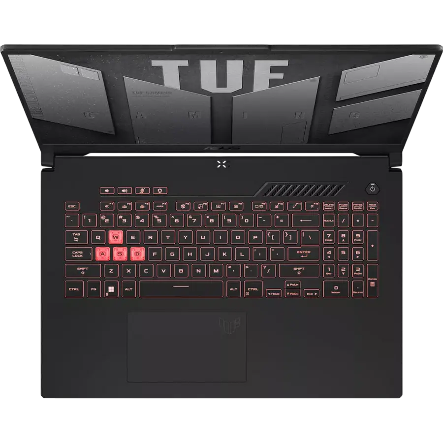 Игровой ноутбук 17,3" ASUS TUF Gaming A17 FA707NVR, Mecha Gray, AMD Ryzen 7 7435HS, 16Гб/1024Гб, Без ОС