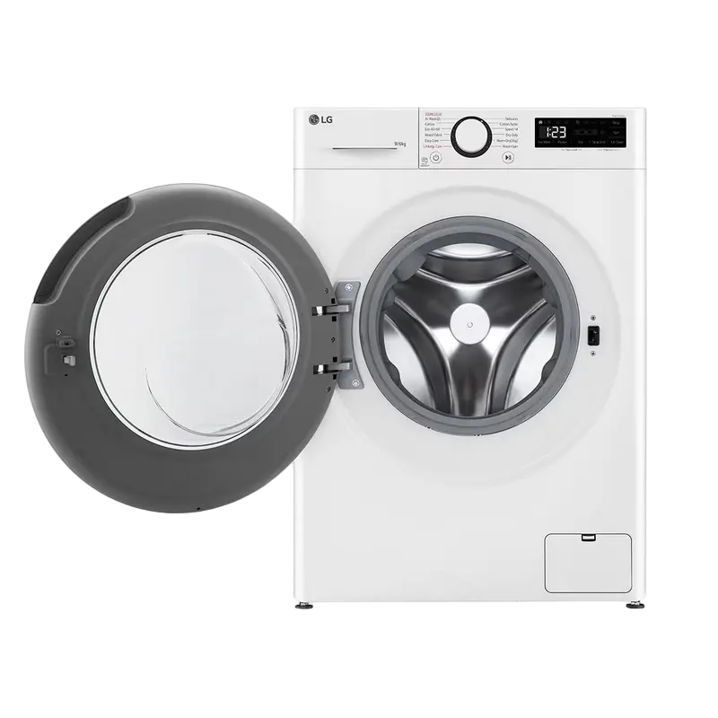 Mașină de spălat și uscat LG F4DR509SBW, 9kg, Alb