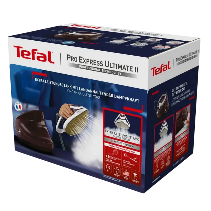 Fier de călcat cu generator de abur Tefal GV9721E0, 3000W, Vinus