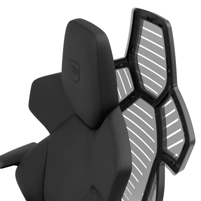 Scaun Gaming Noblechairs Dawn, PU Piele, Black Edition