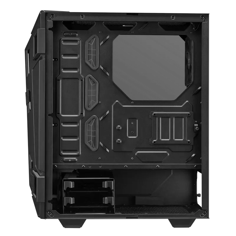 Компьютерный корпус ASUS TUF Gaming GT301, Midi-Tower, Без блока питания, Чёрный