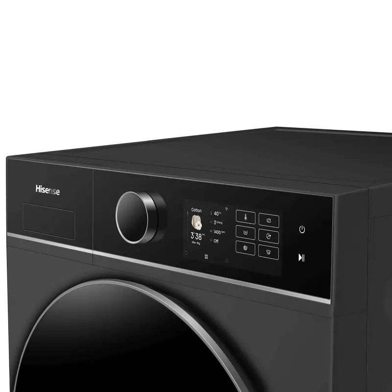 Mașină de spălat Hisense WF5I9043BBFS, 9kg, Negru