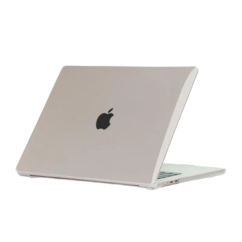 Husă pentru laptop Tech Protect Smartshell Macbook Air 15 (2023), 15", Policarbonat, plastic, Crystal Clear
