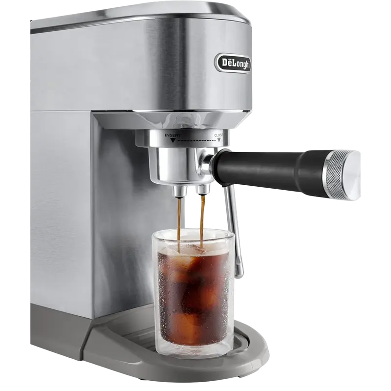 Cafetiera manuala DeLonghi EC 890.M, 1450W, Oțel inoxidabil