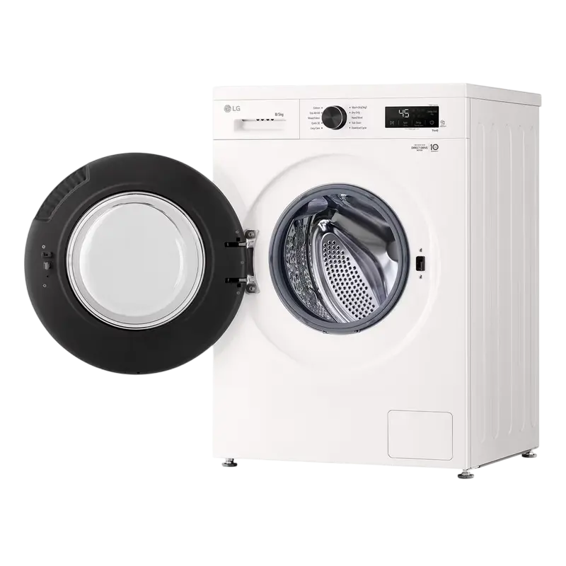 Mașină de spălat cu uscător LG W4X1085NWK, 8kg, Alb
