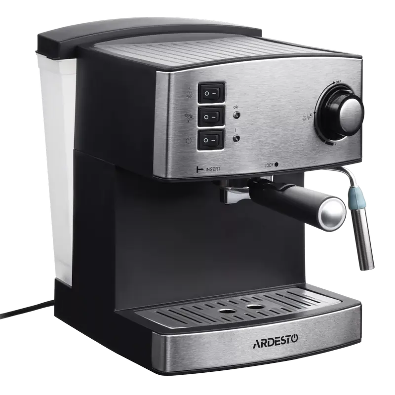 Cafetiera manuala Ardesto YCM-E1600, 850W, Oțel inoxidabil