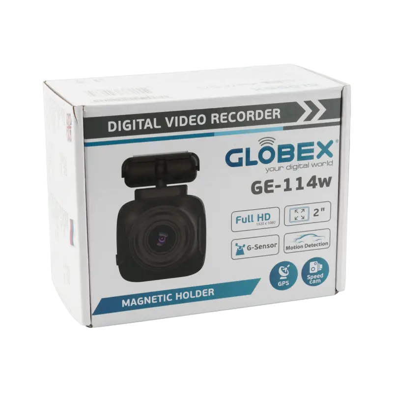 Camera video auto Globex GE-114w, Negru