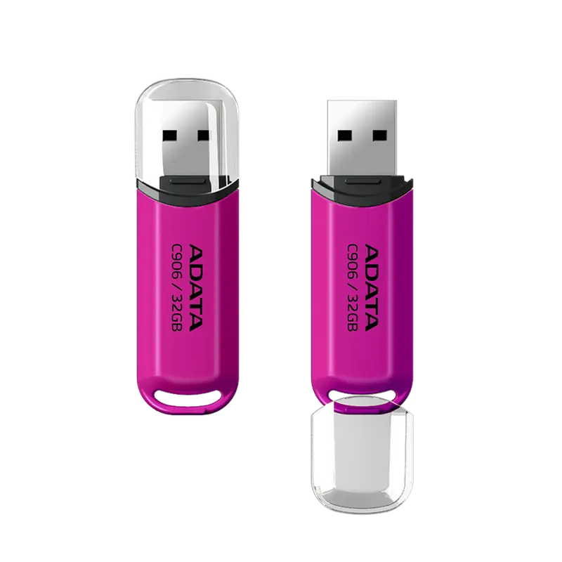 Memorie USB ADATA C906, 32GB, Roz