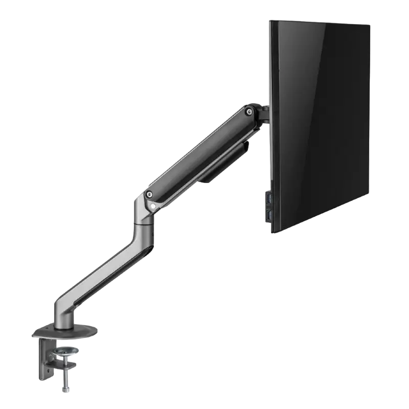 Suport birou pentru monitoare Gembird MA-DA1-05, Gri