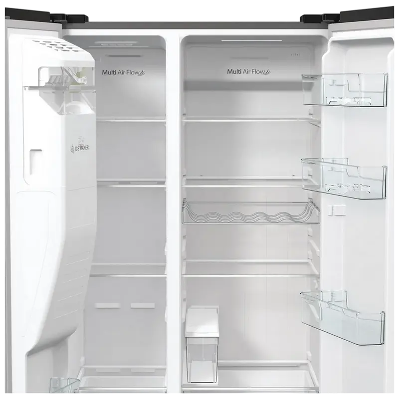 Frigider Hisense RS5P535NTCE, Oțel inoxidabil