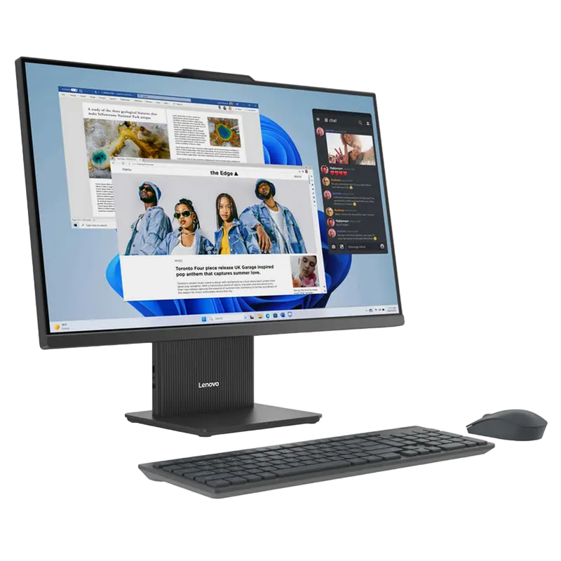 Computer All-in-One Lenovo IdeaCentre AIO 27IRH9, 27", Intel Core i5-13420H, 16GB/1024GB, Fără SO, Luna Grey