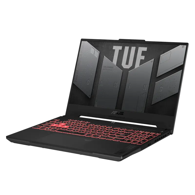 Laptop Gaming 15,6" ASUS TUF Gaming A15 FA507UI, Mecha Gray, AMD Ryzen 7 8845HS, 16GB/1024GB, Fără SO