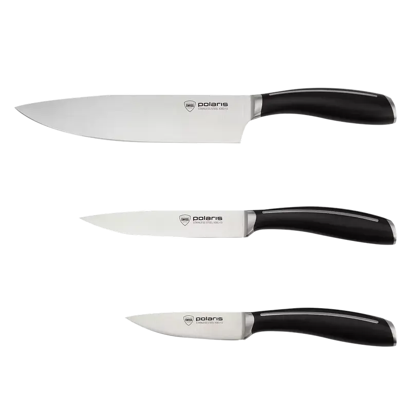 Cumpara  Cuţite de bucătărie - Set de cuțite Polaris Stein-3SS, Negru..