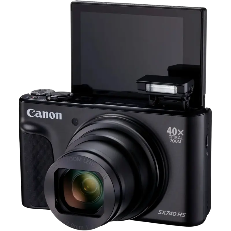 Aparat Foto Compact Canon PowerShot SX740 HS Lite Edition Travel Kit, Negru
