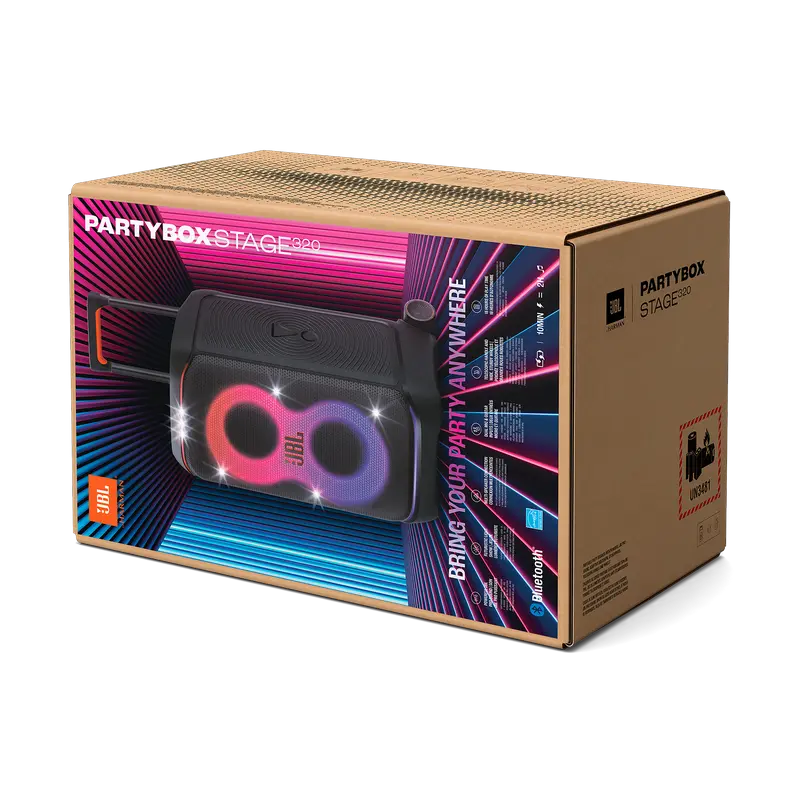 Sistem audio JBL PartyBox STAGE 320, Negru