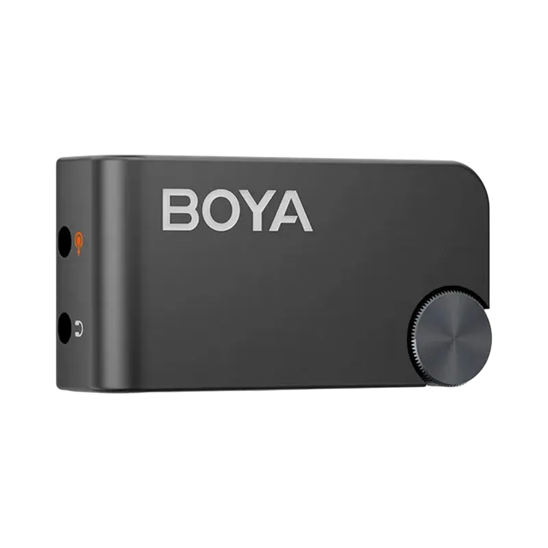 Microfon portabil pentru înregistrare vocală Boya Boyamic 2-01, Fără fir, Negru