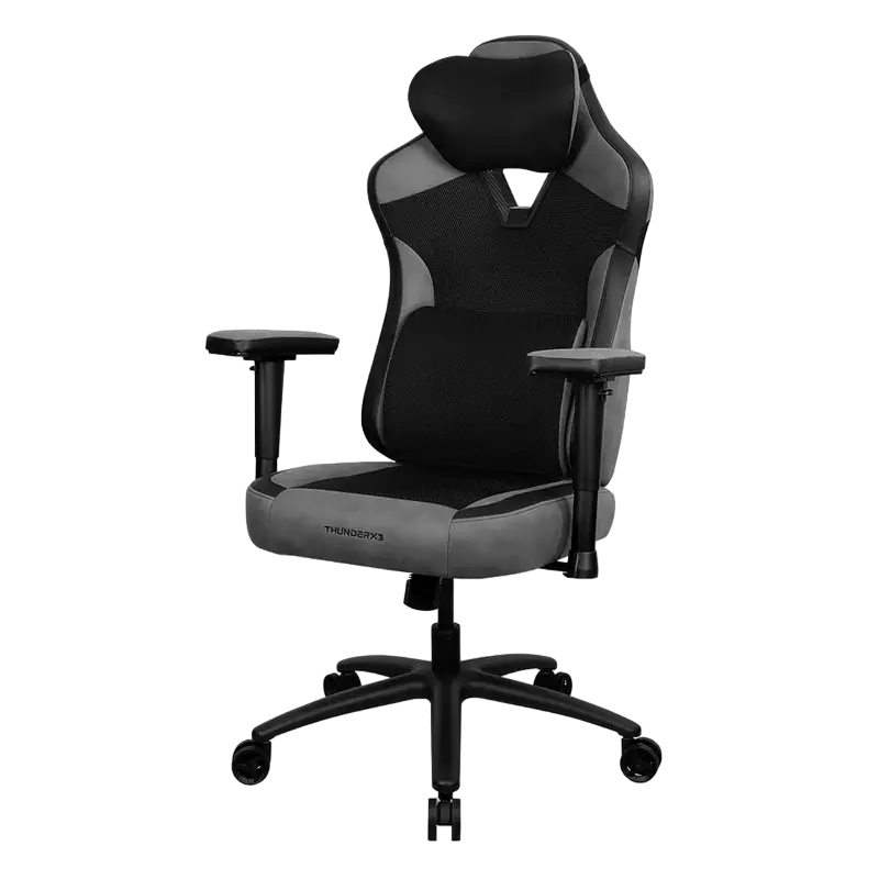Scaun de joc ThunderX3 EAZE MESH, Plasă Ventilată, Negru