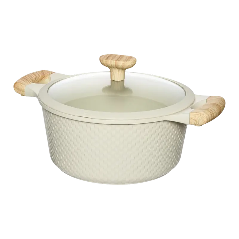 Cratiță RESTO 93803, 4,2L, 24cm, Bej
