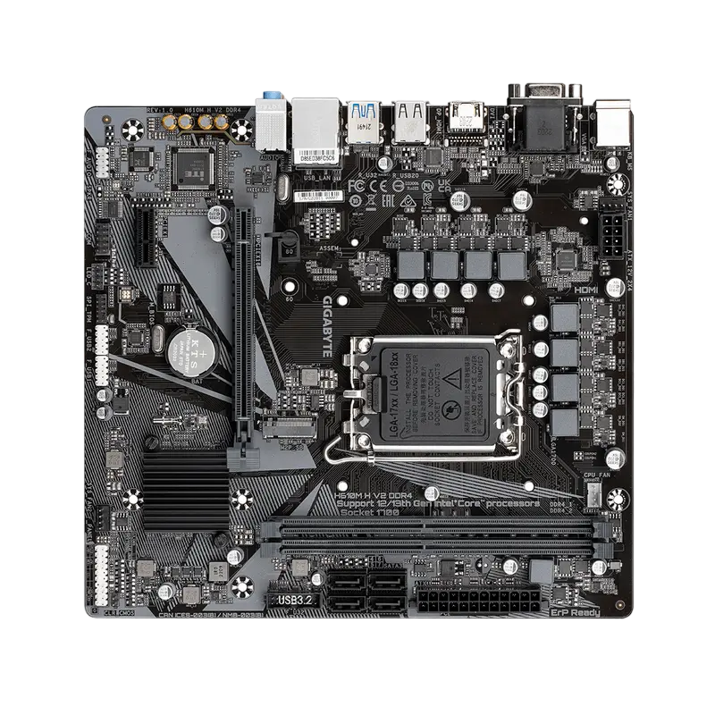 Placă de bază Gigabyte H610M H V2, LGA1700, Intel H610, Micro-ATX