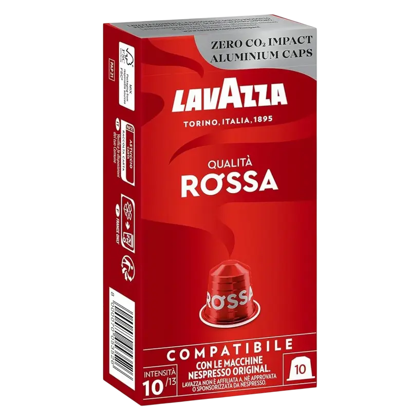 Кофе Lavazza Qualità Rossa Nespresso,10 шт