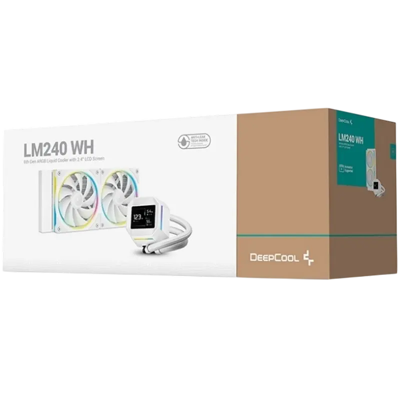 Cooler procesor Deepcool LM240 WH