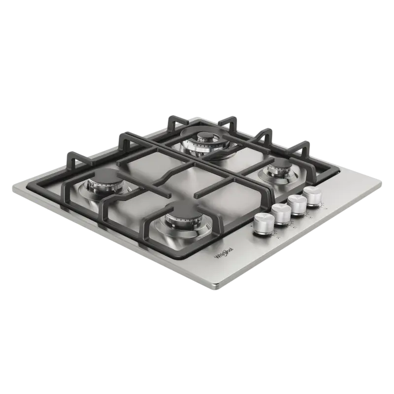 Газовая варочная панель Whirlpool TKRL 661 IX, Нержавеющая сталь