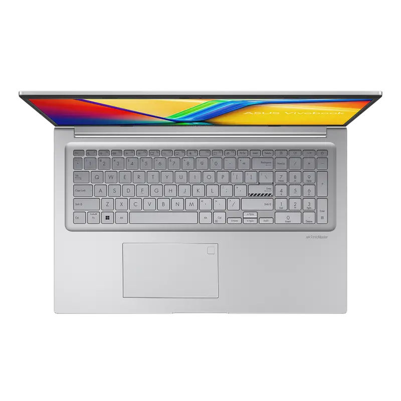 Ноутбук 17,3" ASUS Vivobook 17 X1704VA, Cool Silver, Intel Core 5 120U, 16Гб/512Гб, Без ОС