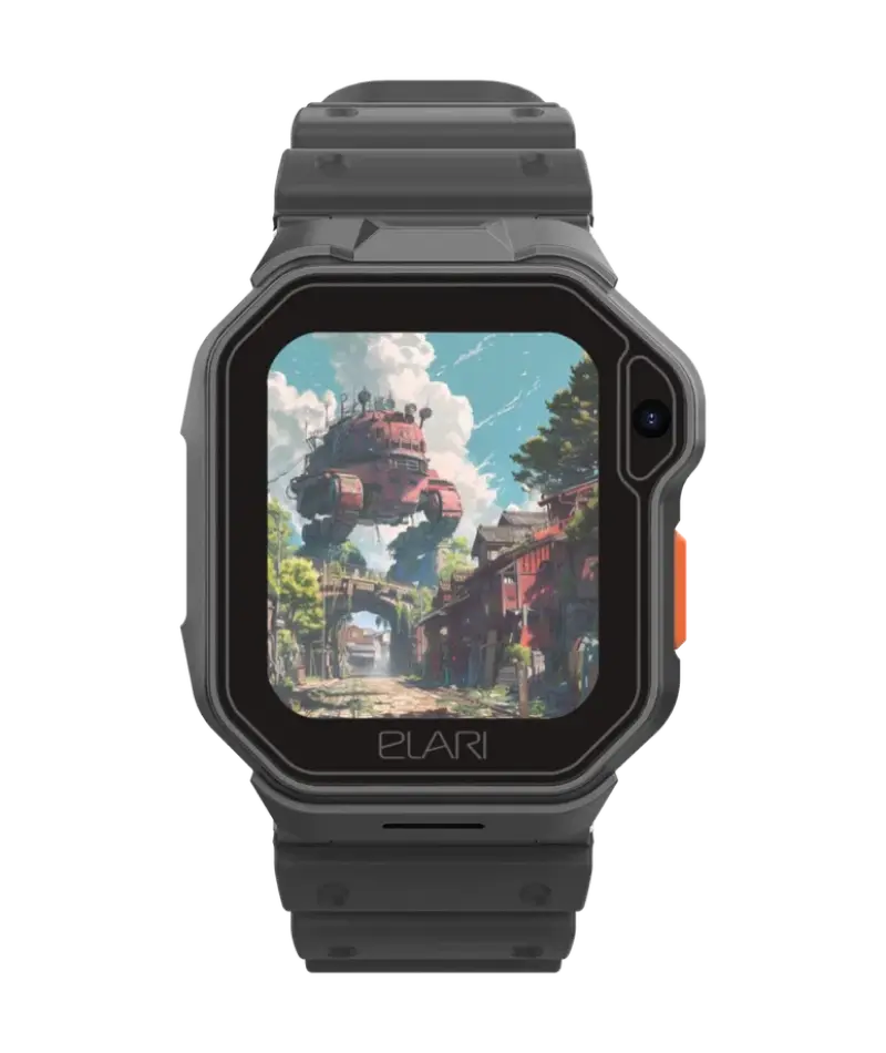 Ceasuri pentru copii Elari KidPhone Techno 4G, 44mm, Negru