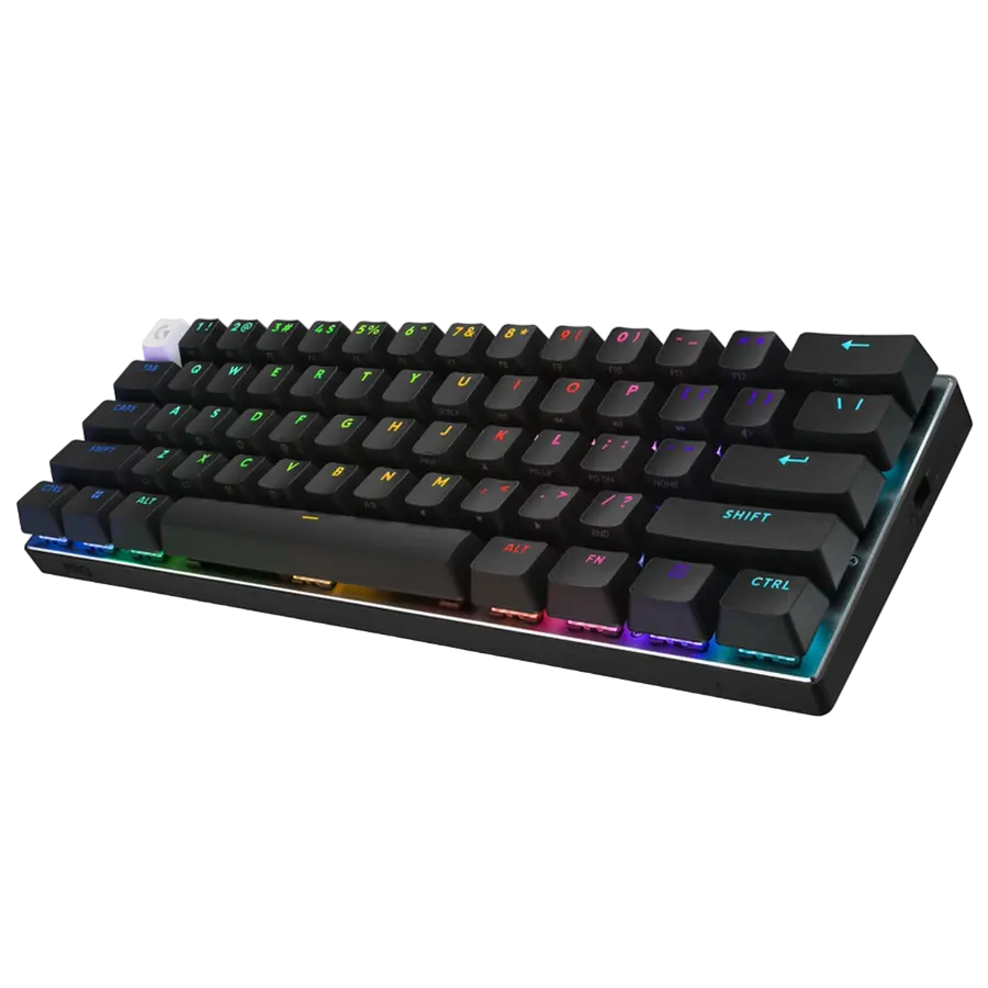 Клавиатура Logitech PRO X 60, Проводное / беспроводное, Чёрный