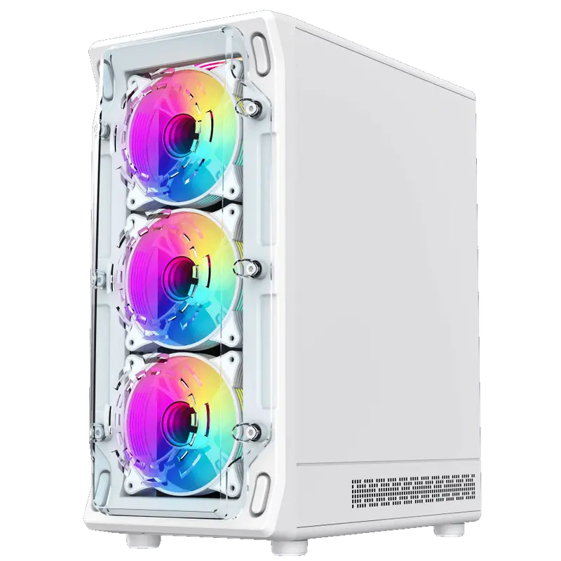 Компьютерный корпус Gamemax Starlight 2 AW, Midi-Tower, Без блока питания, Белый