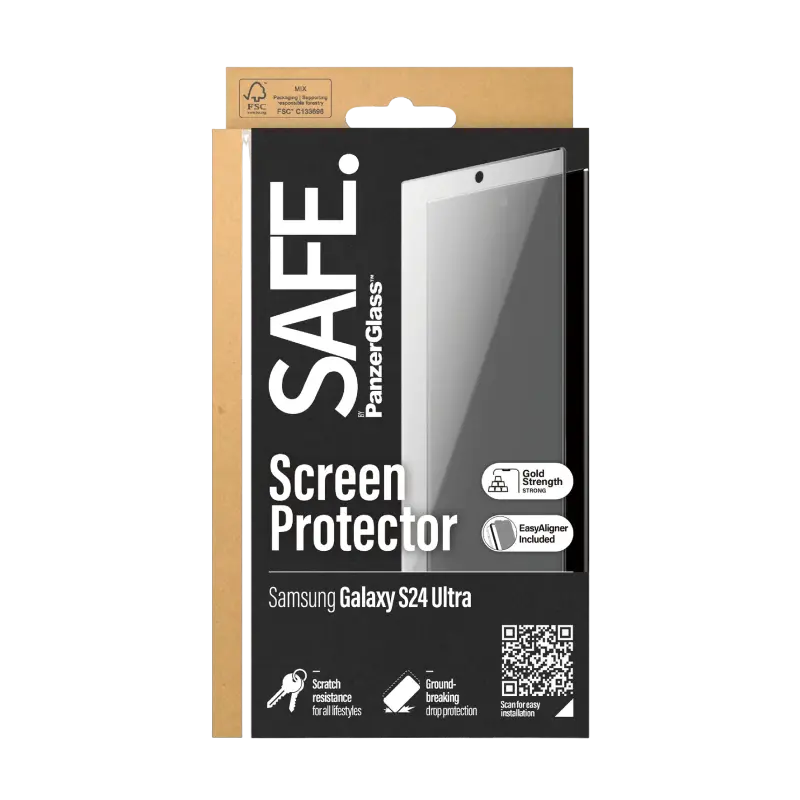 Sticlă de protecție PanzerGlass SAFE pentru Samsung Galaxy S24 Ultra