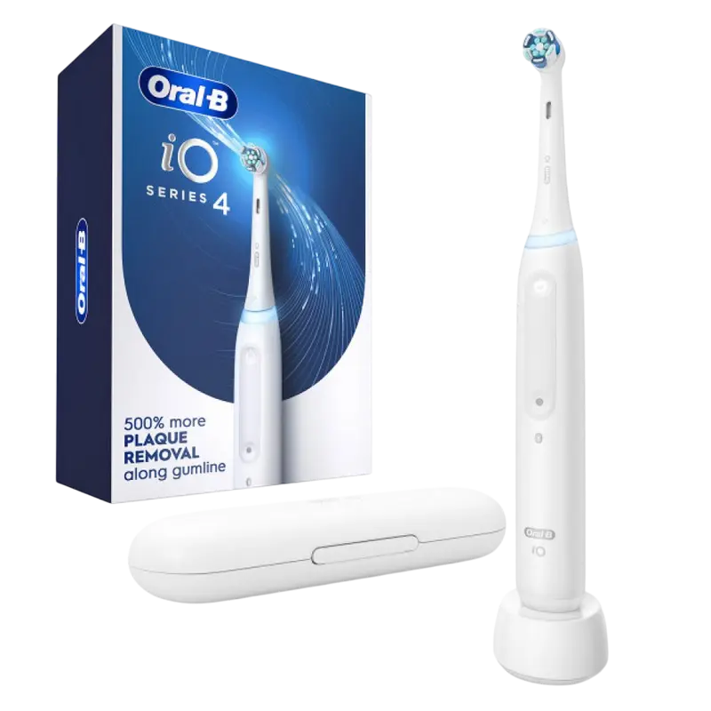 Periuta de dinti electrica Braun Oral-B iO 4, Quite White