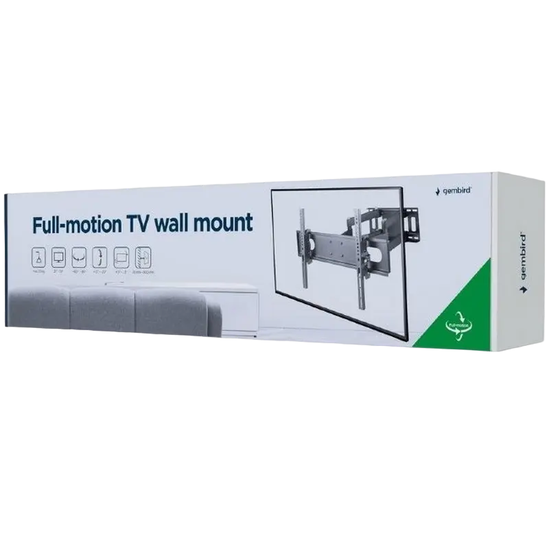 Suport TV de perete Gembird WM-70ST-01, Negru