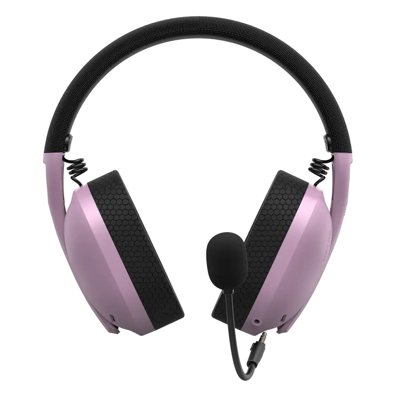 Căști gaming HATOR Hyperpunk 2, Fără fir, Violet | Negru