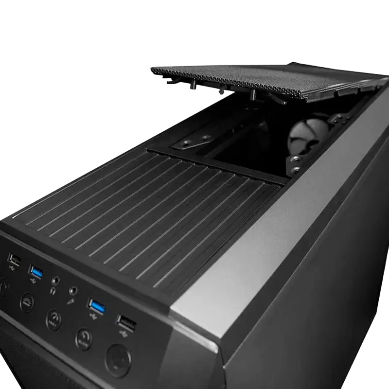 Компьютерный корпус Chieftec GP-03B-UC-OP, Midi-Tower, ATX, Чёрный