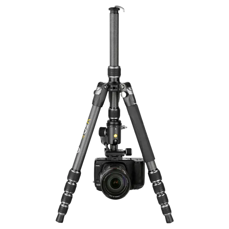 Treppied/Monopod Vanguard VEO3T 265HCBP, Cap de video/Cap sferic, Negru