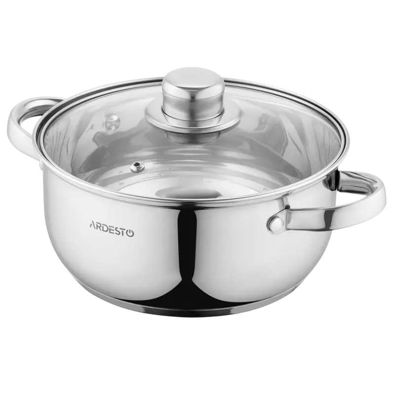 Кастрюля Ardesto AR1926BC, 2,7л, 20см, Нержавеющая сталь